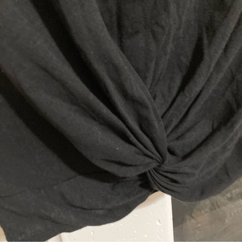Free People Movement Black Twist-Front Women's Top NWOT Size XS - Picture 5 of 9